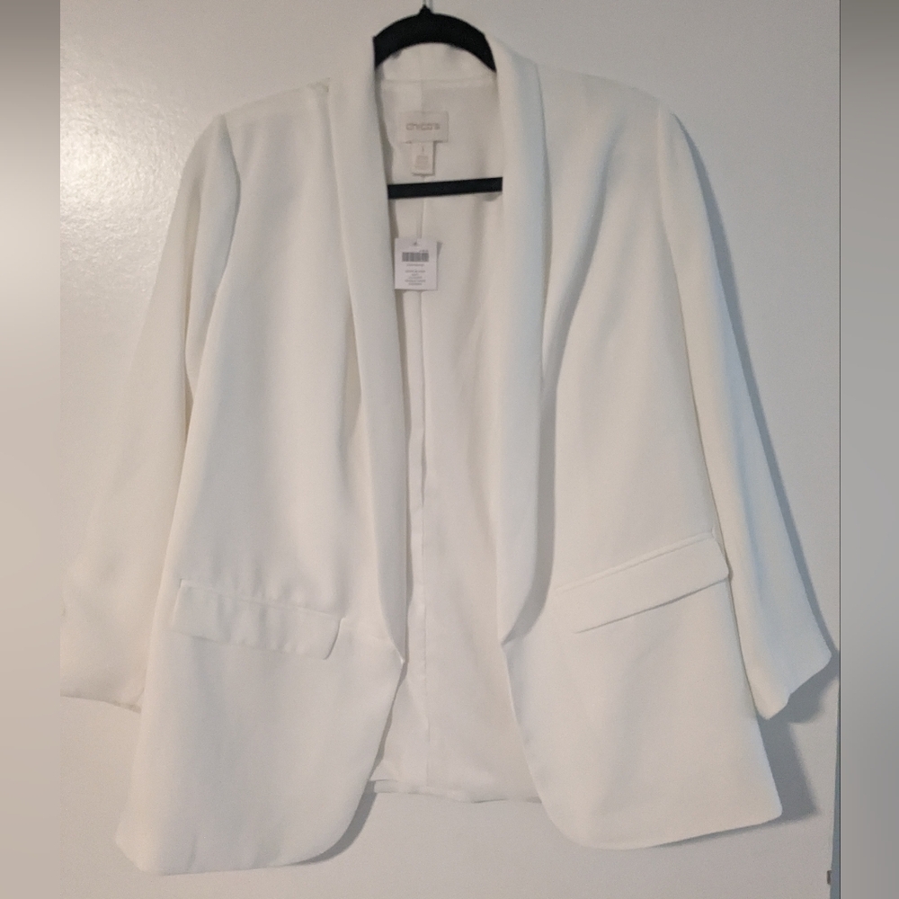 NWT Chico's White Blazer